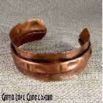 Folded Copper Cuff