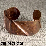 Folded Copper Cuff