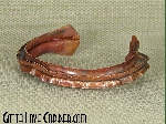 Crazy Folded Copper Cuff