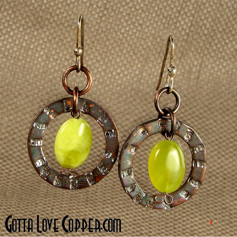 Lemon Chrysoprase Earrings