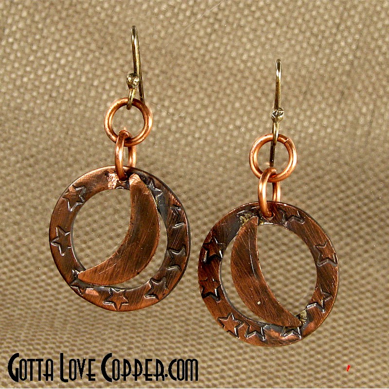 Moon and Stars Earrings
