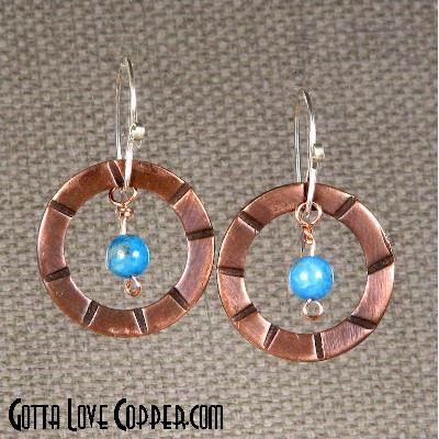 Bullseye Bead Earrings