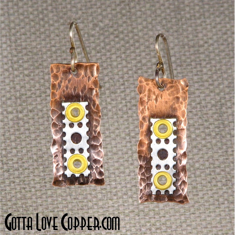 Copper & Stainless Earrings