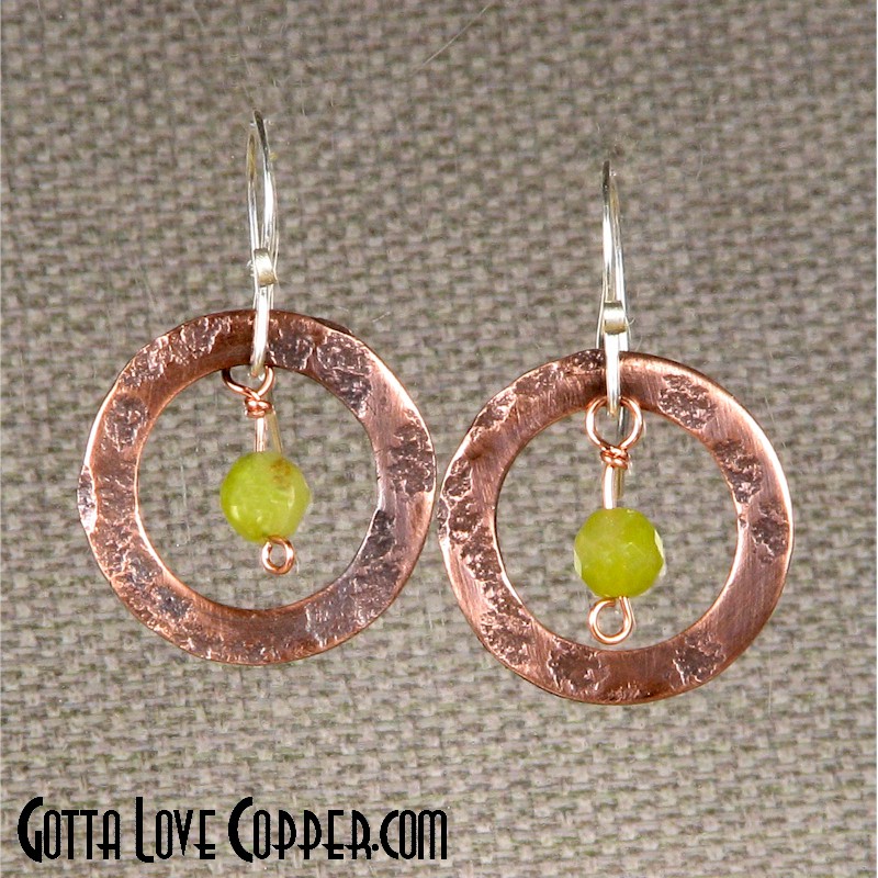 Bullseye Bead Earrings