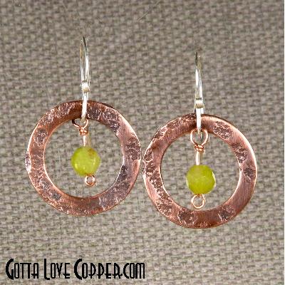 Bullseye Bead Earrings