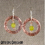 Bullseye Bead Earrings