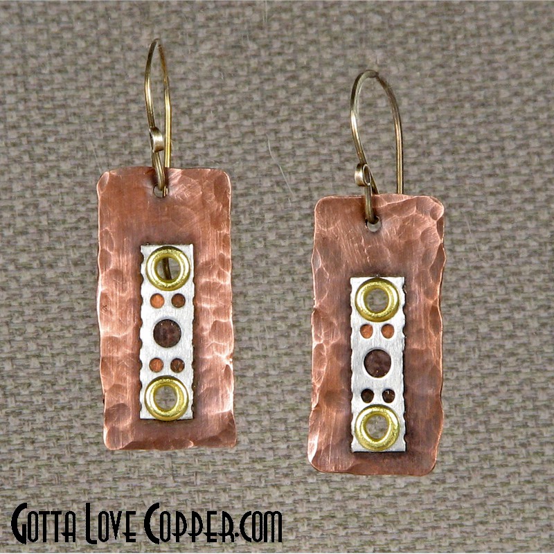 Copper & Stainless Earrings
