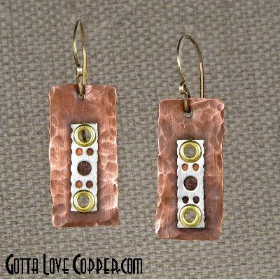 Copper & Stainless Earrings