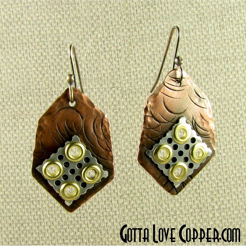 Copper & Stainless Earrings