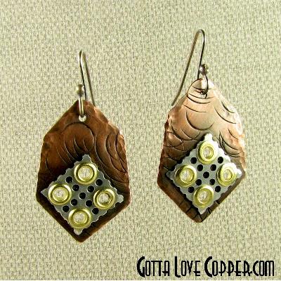 Copper & Stainless Earrings