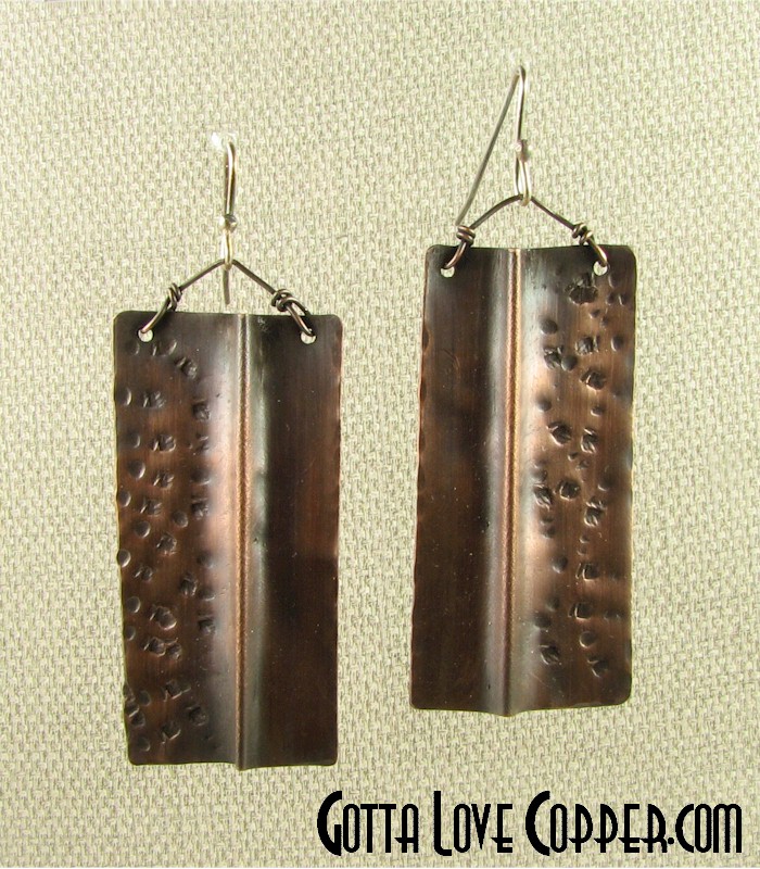 Folded Plate Earrings