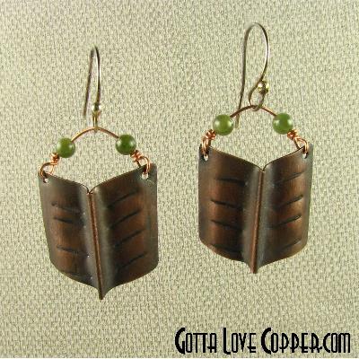 Folded Shield Earrings