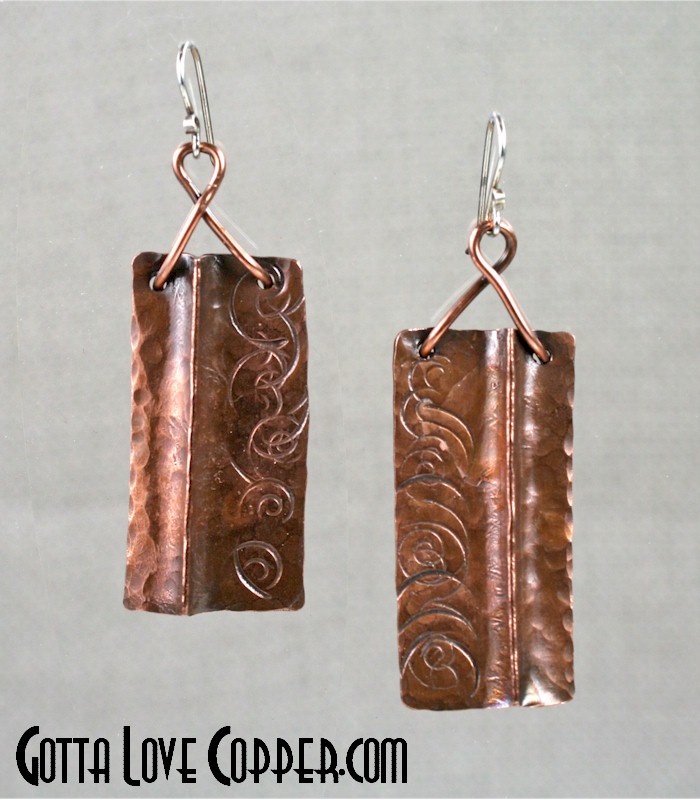 Folded Plate Earrings