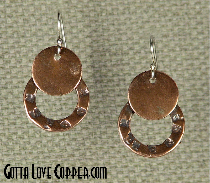 Disc & Ring Earrings