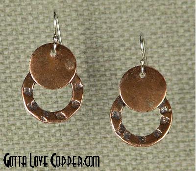 Disc & Ring Earrings