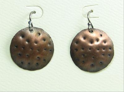 Holey Disk Earrings