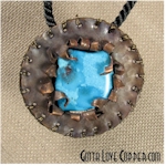 Copper and Turquoise Pendant
