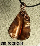 Pokeberry Leaf Pendant