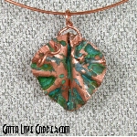 Colored Leaf Pendant
