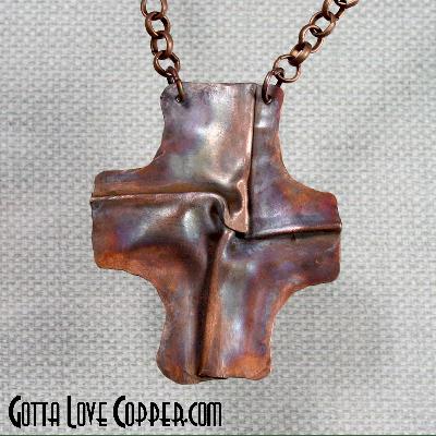 Folded "Cross" Pendant