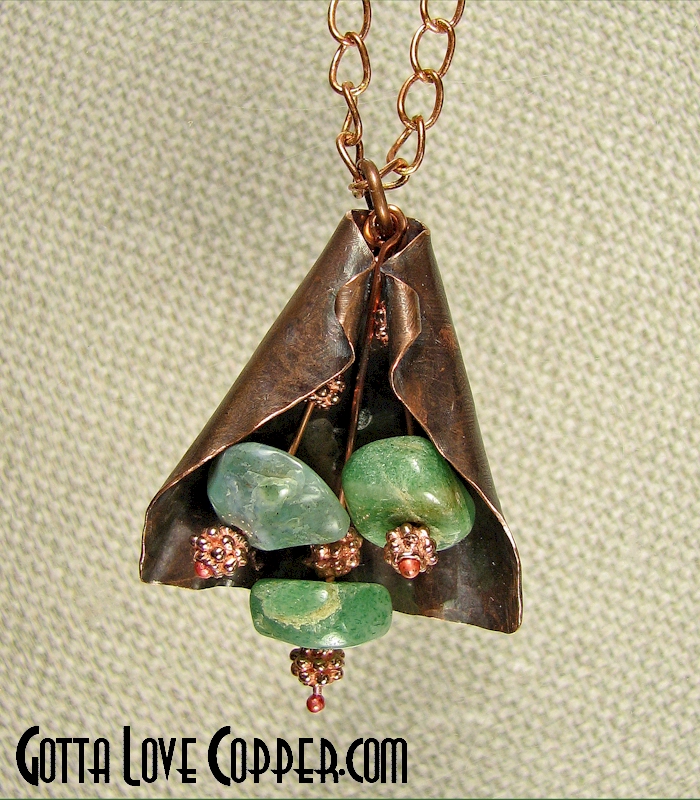 Blooming Aventurine Chunks Pendant