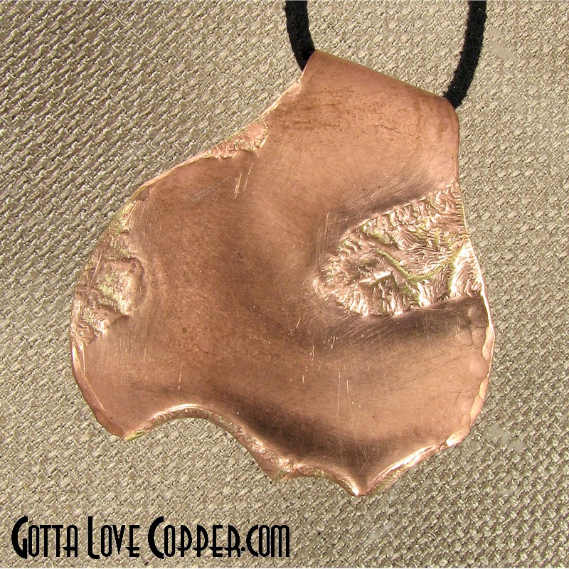Copper-Coated Brass Pendant